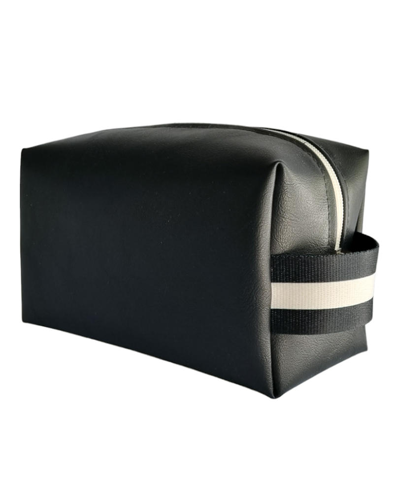 Neceser Cubic Leather - Negro