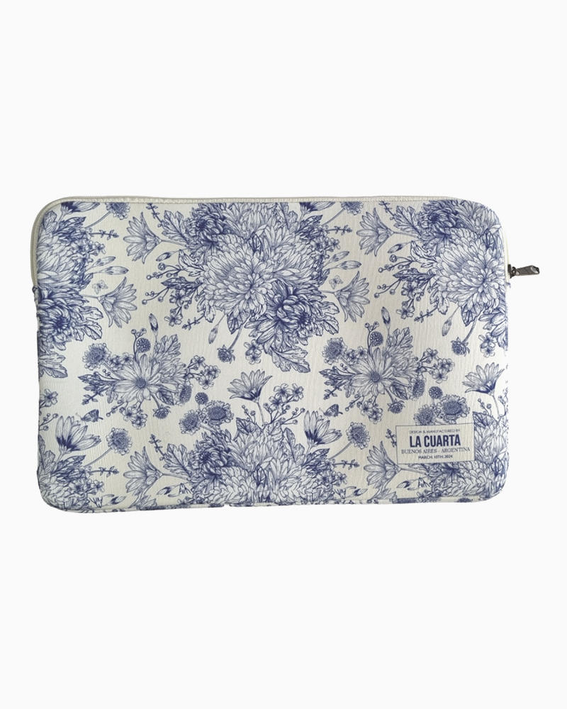 Funda Notebook Chica - Blue Flower