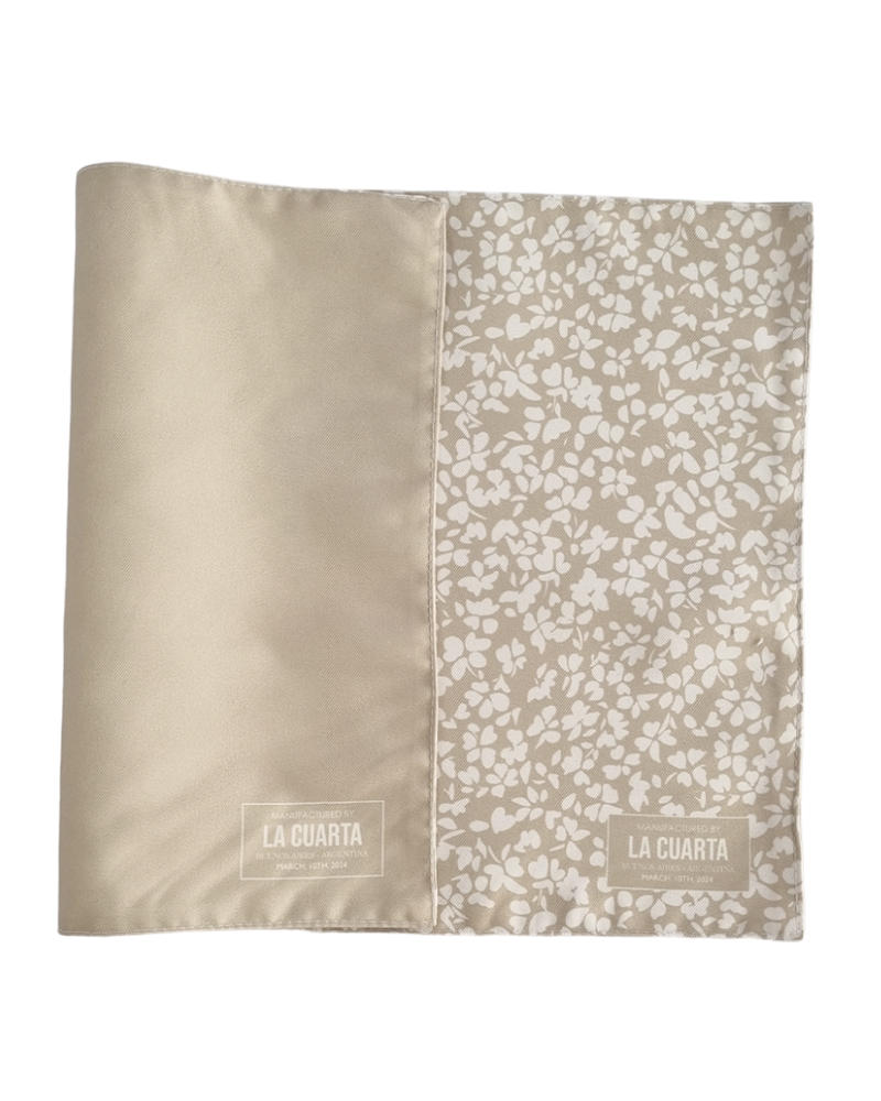 Individual Gabardina Bifaz - Florcitas Beige