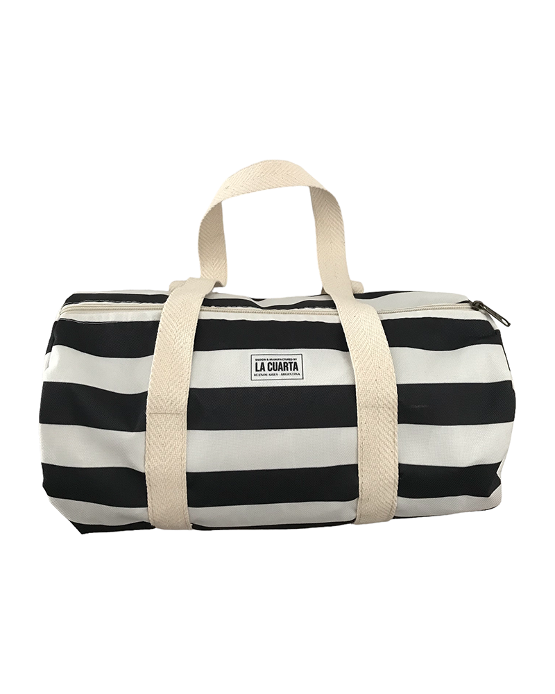 Bolso Club Cordura BLANCO Y NEGRO