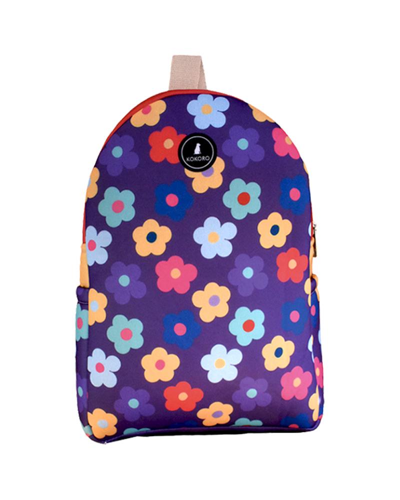 Mochila Neo Flores Violeta