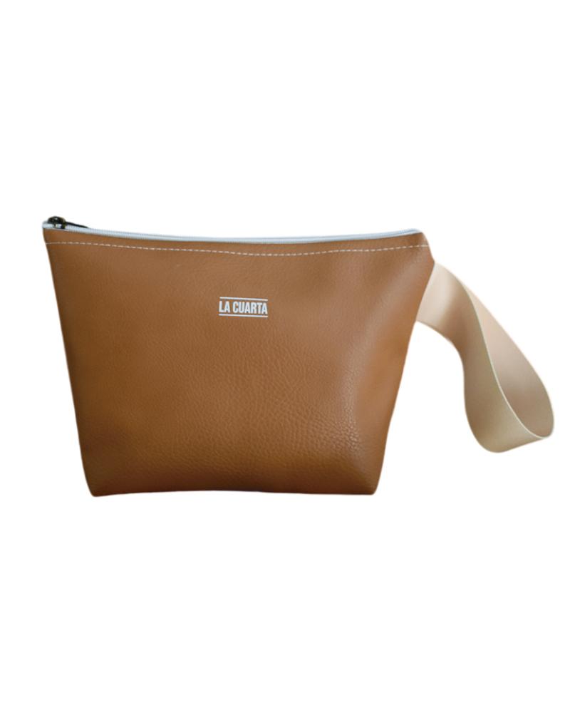 Neceser Aurelia Leather Eco - Camel