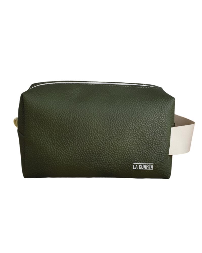 Neceser Cubic Leather Eco - Verde