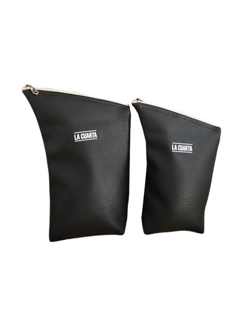 Yerbera & Azucarera Leather Eco - Negro