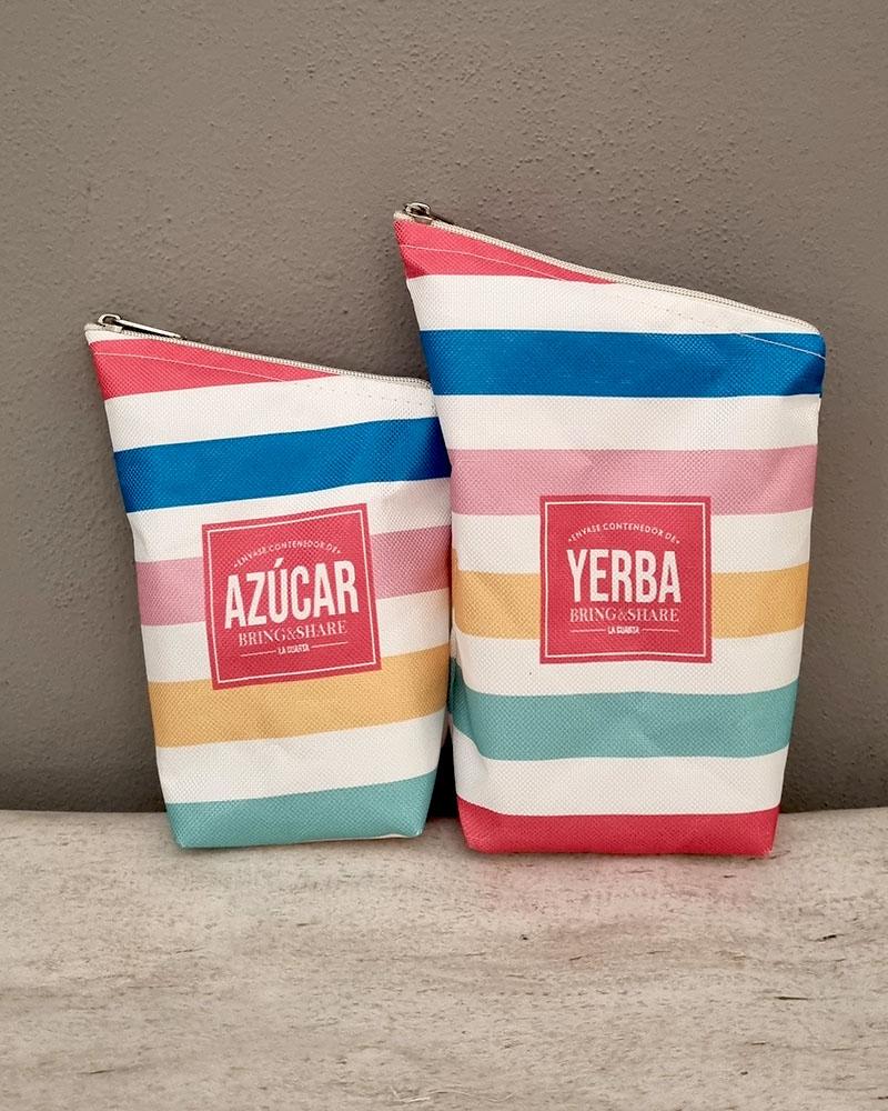 Yerbera+Azucarera Cordura NEW - Rayas colores