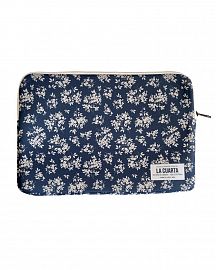 Funda Notebook Grande - Azul/Beige