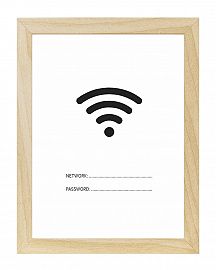 Cuadro Deco Grande - Wifi Vertical