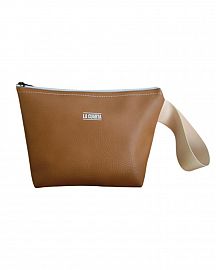 Neceser Aurelia Leather Eco - Camel