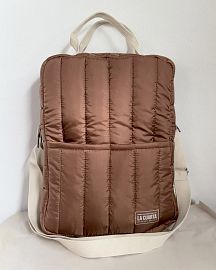 BOLSO MATERO PUFFER CUBÉ CHOCOLATE- NEW! FALL WINTER 2025